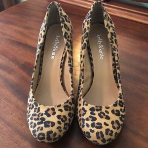 Kelly and Katie Cheetah Print Pumps
